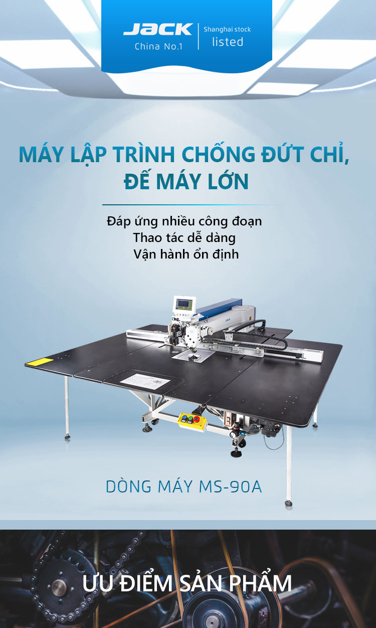 MÁY MAY LẬP TRÌNH KHỔ LỚN MS- 90A